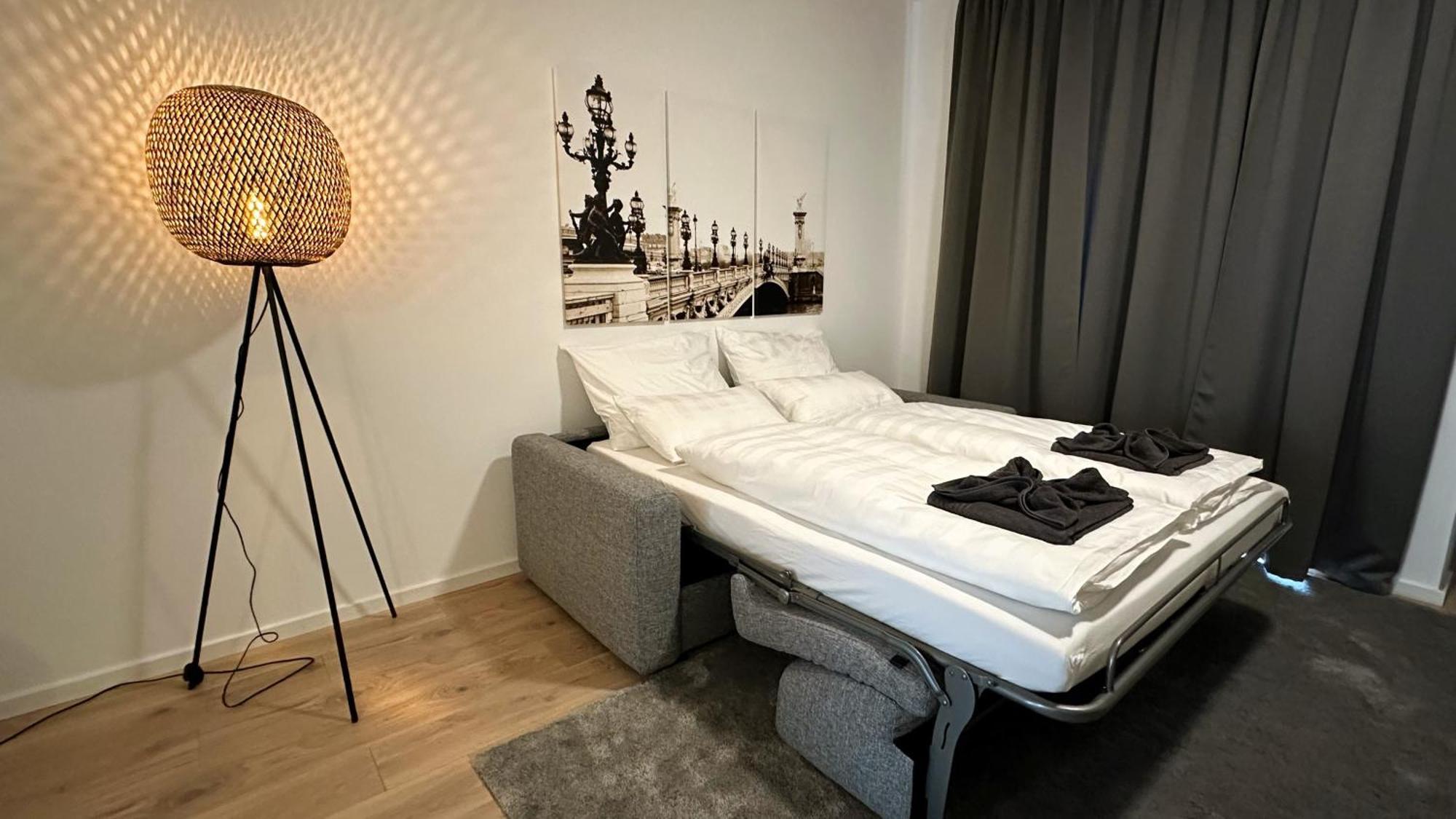 Bohnapartments - Nordkap-Suiten - Gratis Parkplatz - Moderner Neubau - Erdgeschoss - Fussbodenheizung Erfurt Chambre photo