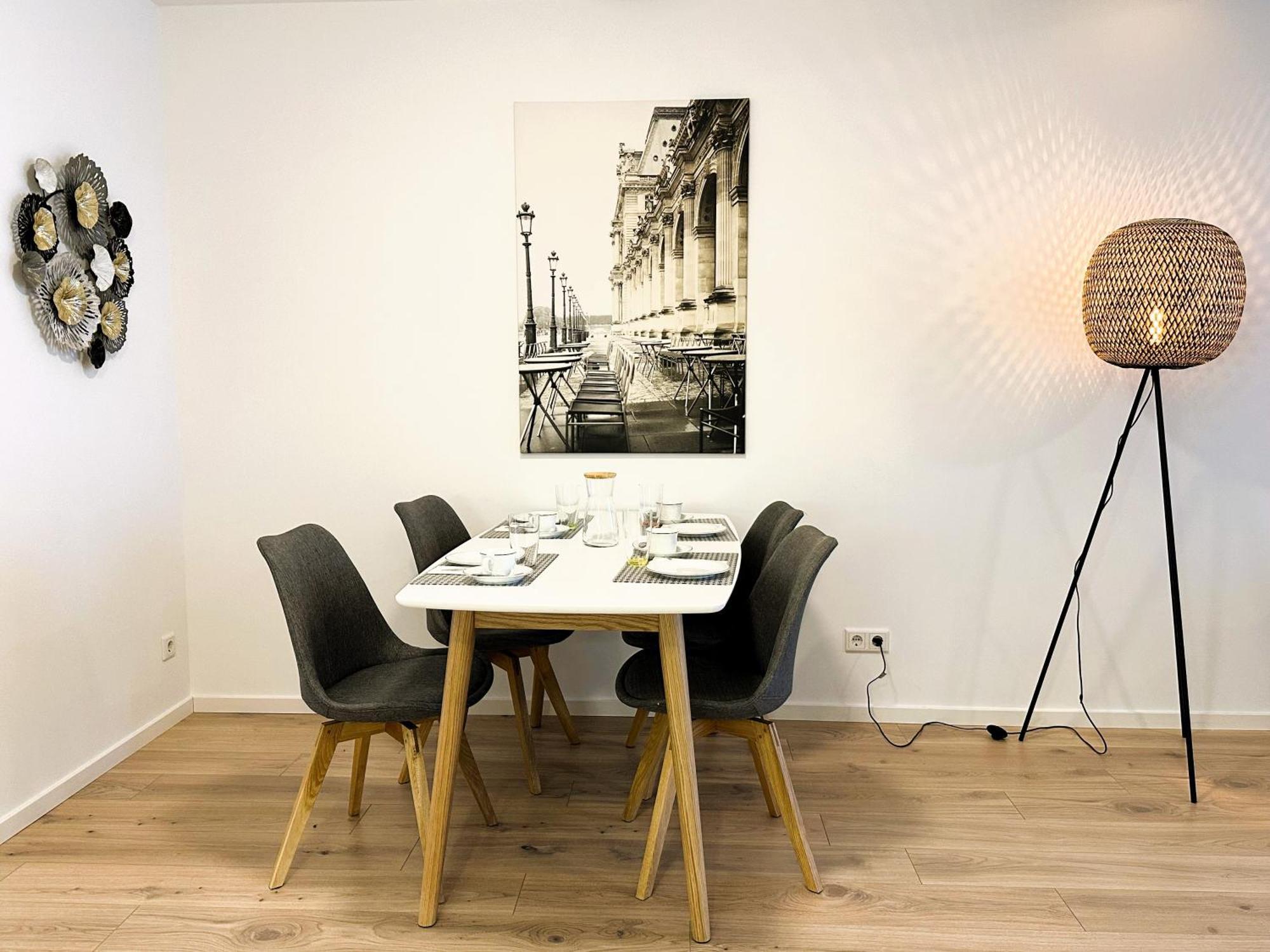 Bohnapartments - Nordkap-Suiten - Gratis Parkplatz - Moderner Neubau - Erdgeschoss - Fussbodenheizung Erfurt Extérieur photo