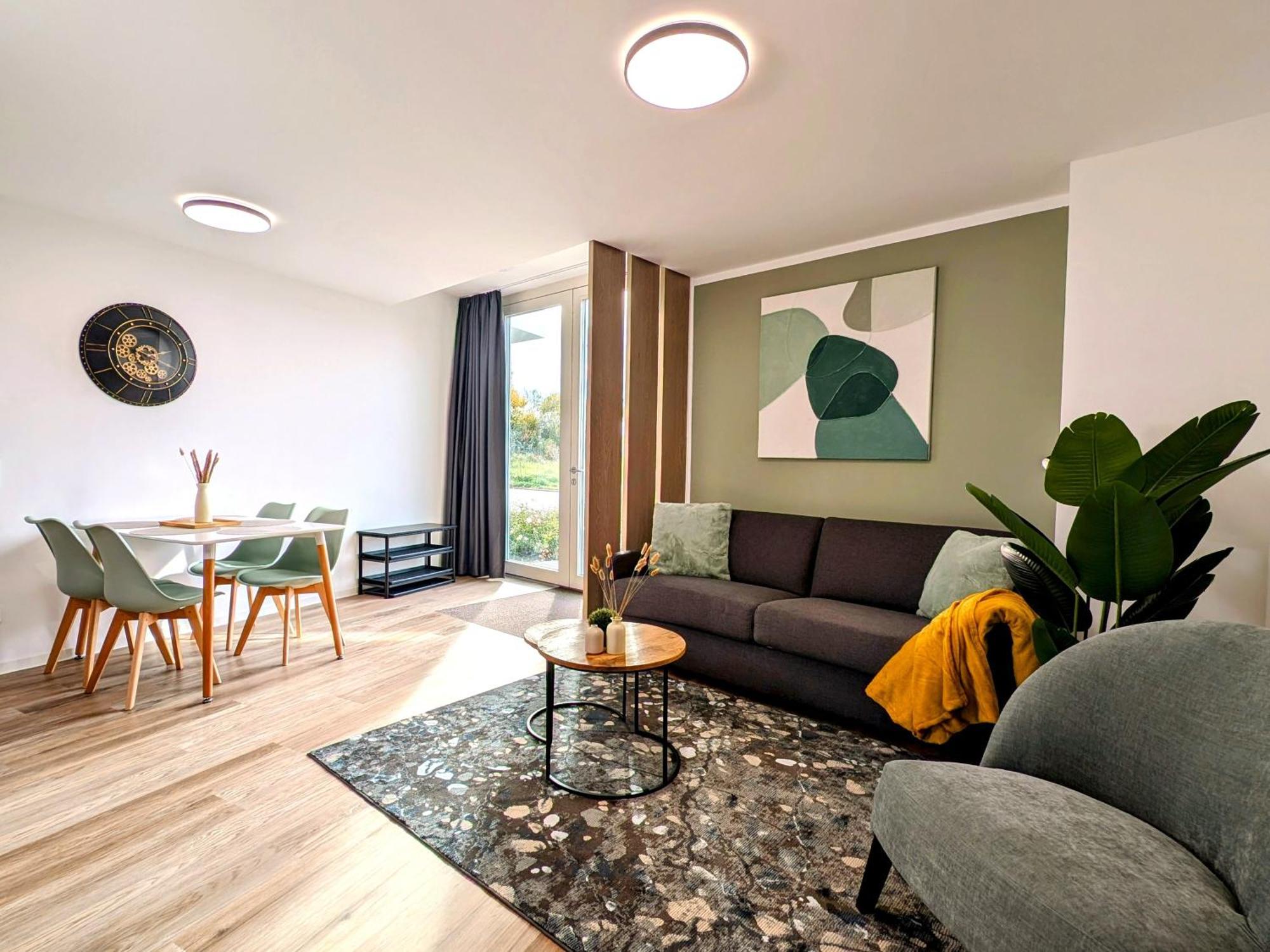 Bohnapartments - Nordkap-Suiten - Gratis Parkplatz - Moderner Neubau - Erdgeschoss - Fussbodenheizung Erfurt Extérieur photo