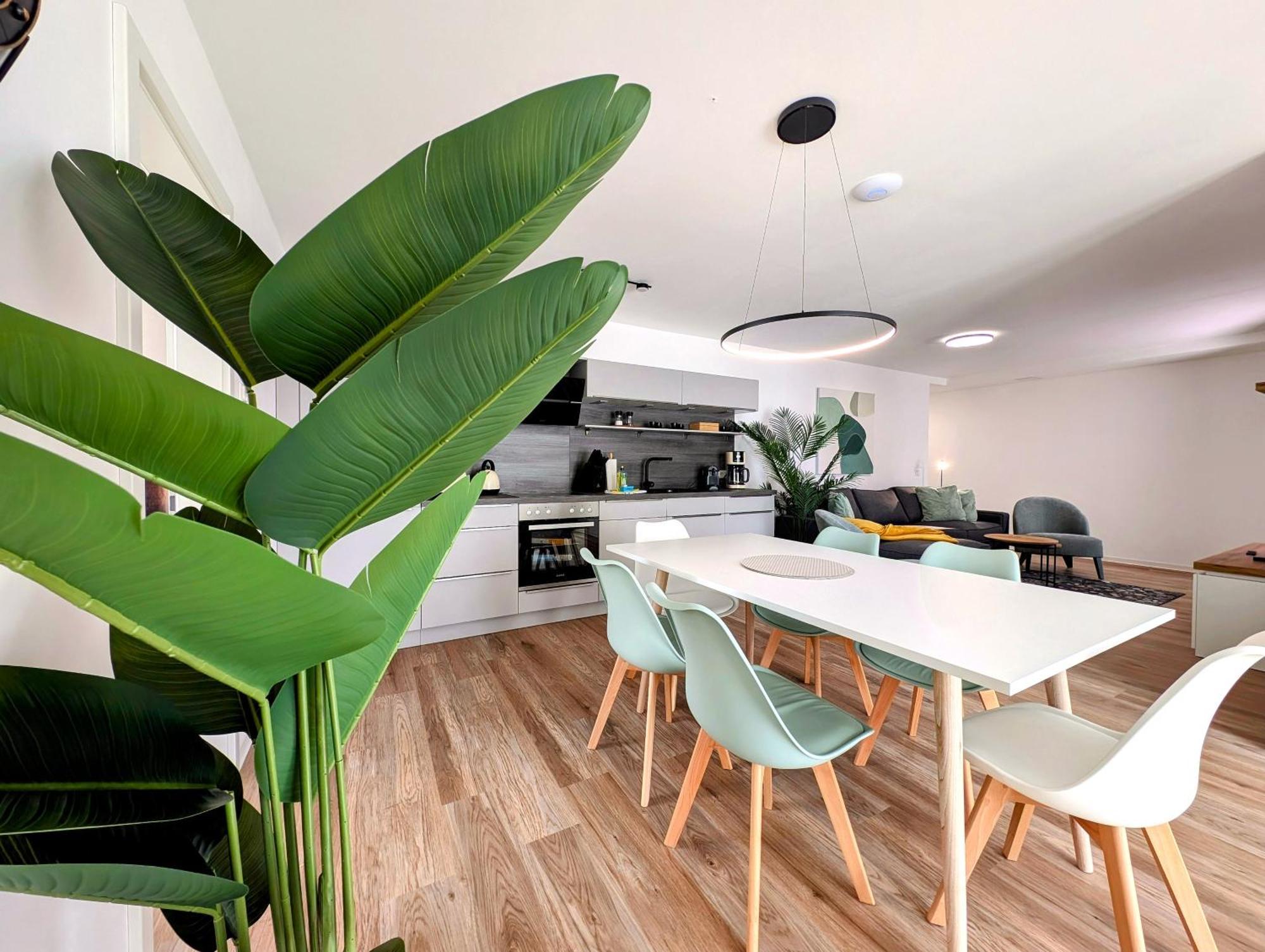 Bohnapartments - Nordkap-Suiten - Gratis Parkplatz - Moderner Neubau - Erdgeschoss - Fussbodenheizung Erfurt Extérieur photo