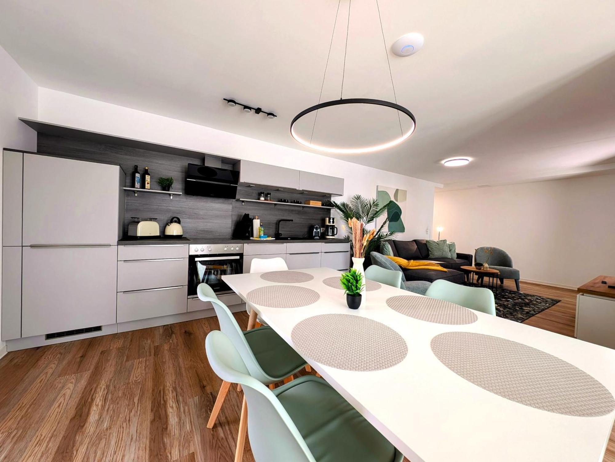 Bohnapartments - Nordkap-Suiten - Gratis Parkplatz - Moderner Neubau - Erdgeschoss - Fussbodenheizung Erfurt Extérieur photo