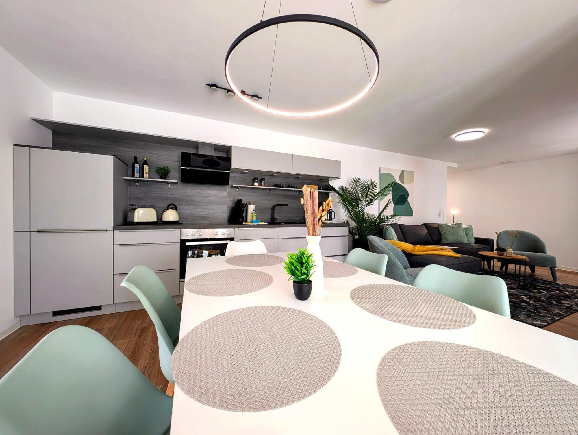 Bohnapartments - Nordkap-Suiten - Gratis Parkplatz - Moderner Neubau - Erdgeschoss - Fussbodenheizung Erfurt Extérieur photo