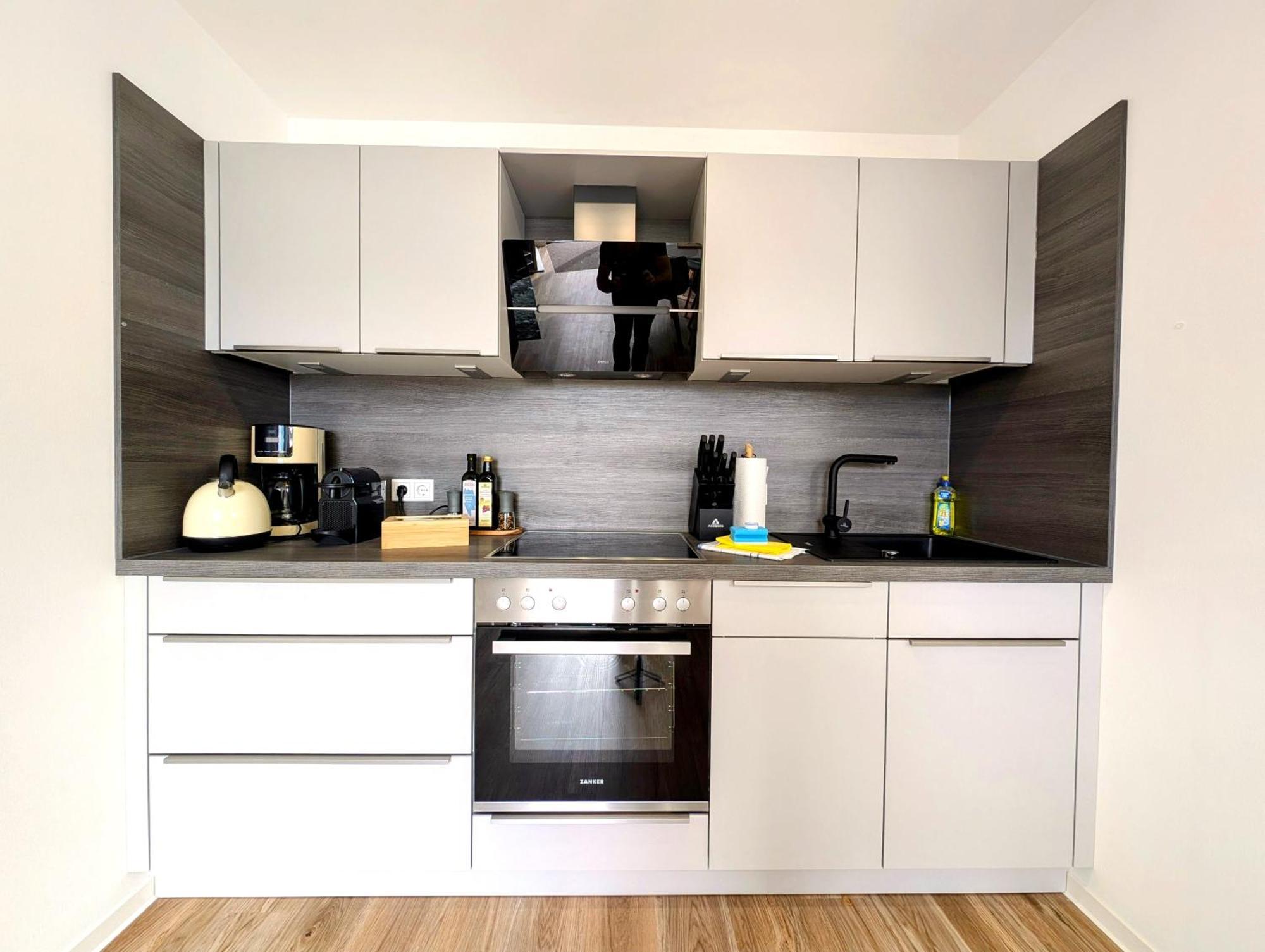 Bohnapartments - Nordkap-Suiten - Gratis Parkplatz - Moderner Neubau - Erdgeschoss - Fussbodenheizung Erfurt Extérieur photo