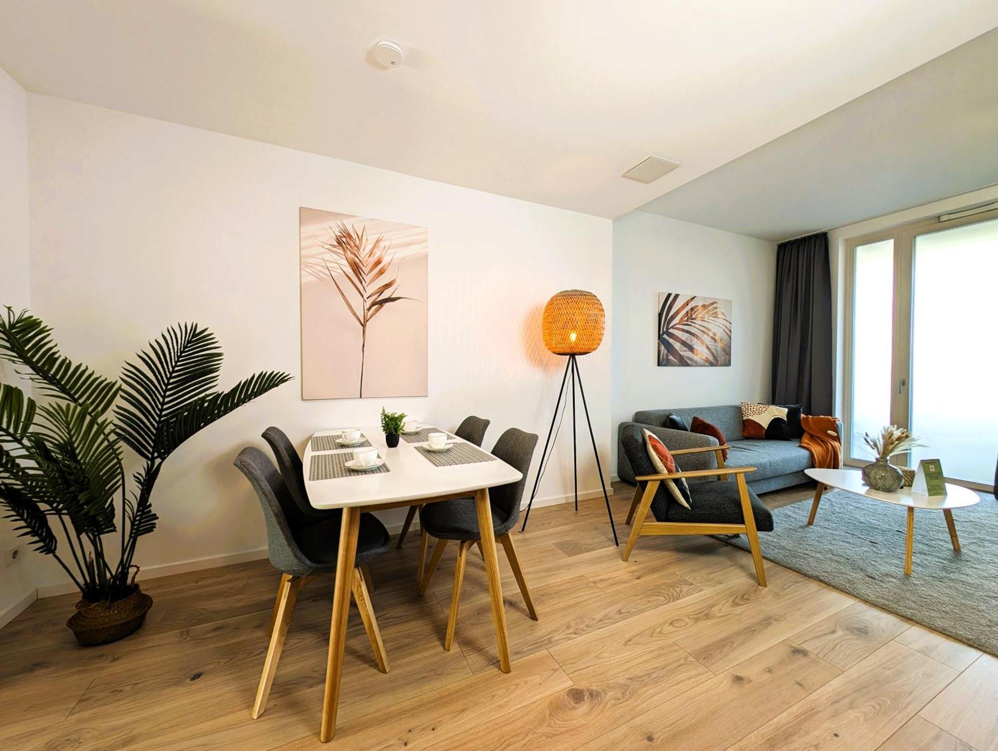 Bohnapartments - Nordkap-Suiten - Gratis Parkplatz - Moderner Neubau - Erdgeschoss - Fussbodenheizung Erfurt Extérieur photo