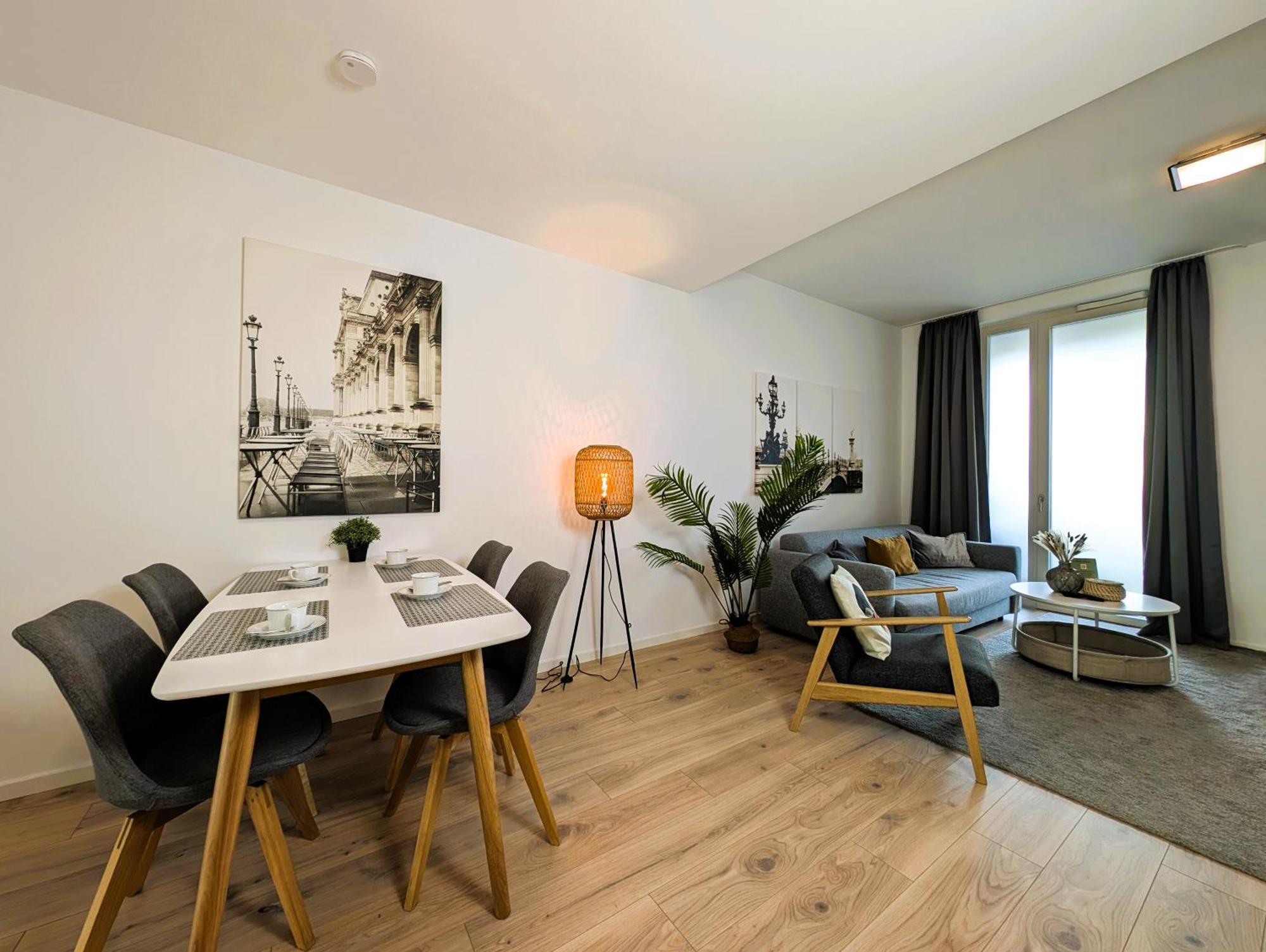 Bohnapartments - Nordkap-Suiten - Gratis Parkplatz - Moderner Neubau - Erdgeschoss - Fussbodenheizung Erfurt Extérieur photo